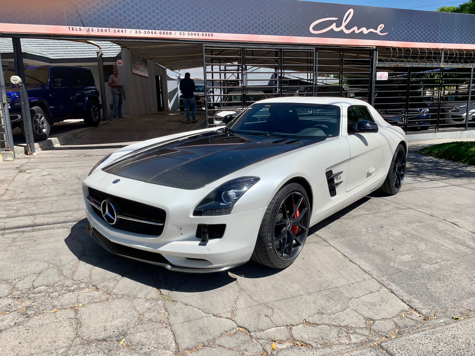 MERCEDES BENZ SLS 63 GT AMG 2014 BLANCO