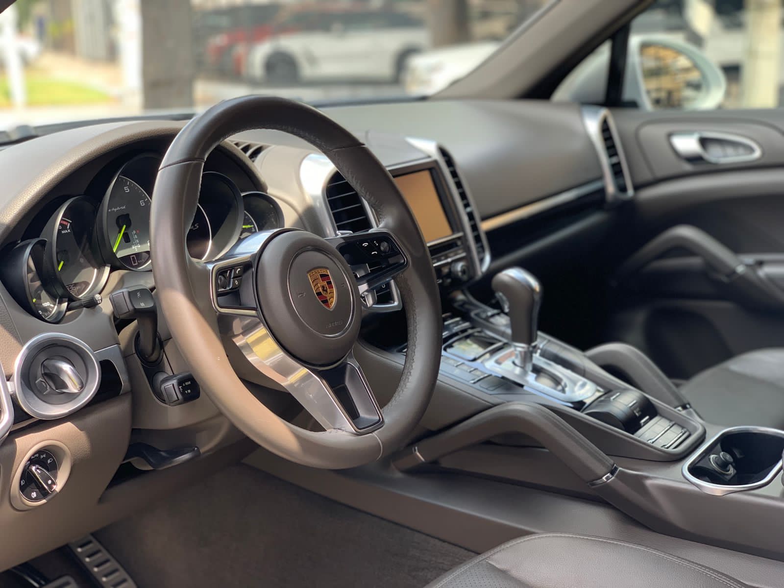 PORSCHE CAYENNE S HYBRID 2016 BLANCO