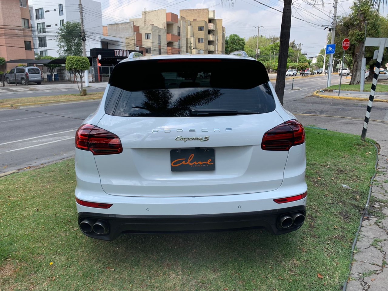 PORSCHE CAYENNE S HYBRID 2016 BLANCO