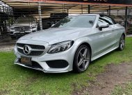 MERCEDES-BENZ CLASE C C300 CONVERTIBLE 2018 GRIS PLATA