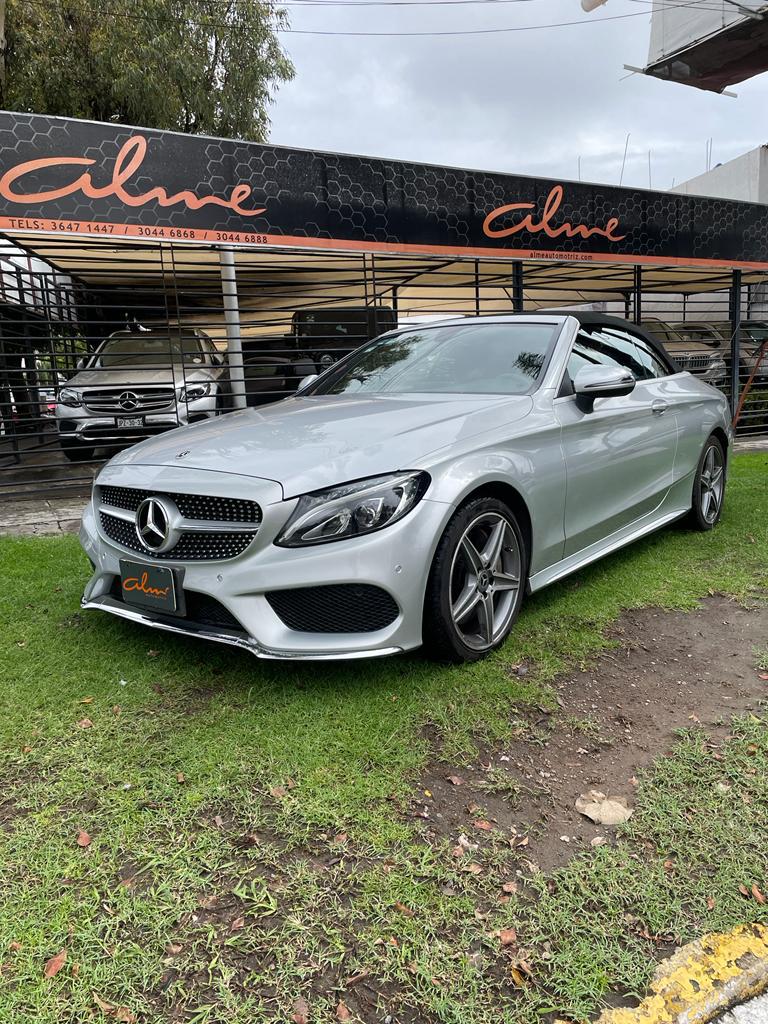 MERCEDES-BENZ CLASE C C300 CONVERTIBLE 2018 GRIS PLATA