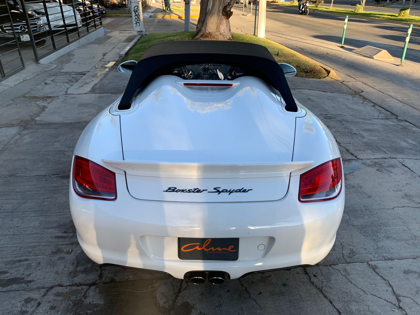 PORSCHE BOXSTER SPYDER 2012 BLANCO