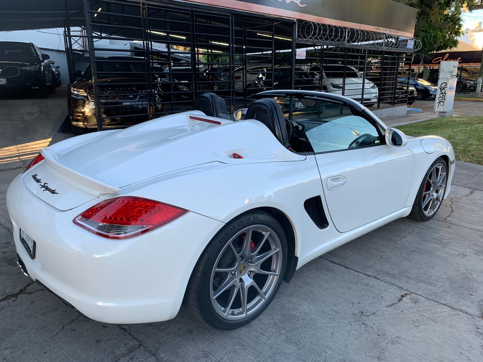 PORSCHE BOXSTER SPYDER 2012 BLANCO