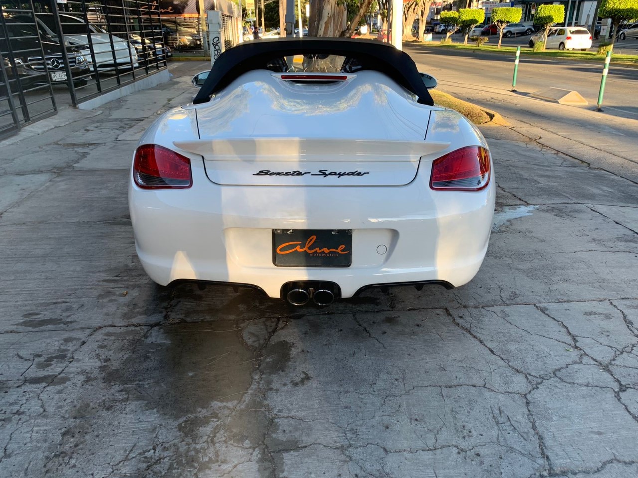 PORSCHE BOXSTER SPYDER 2012 BLANCO