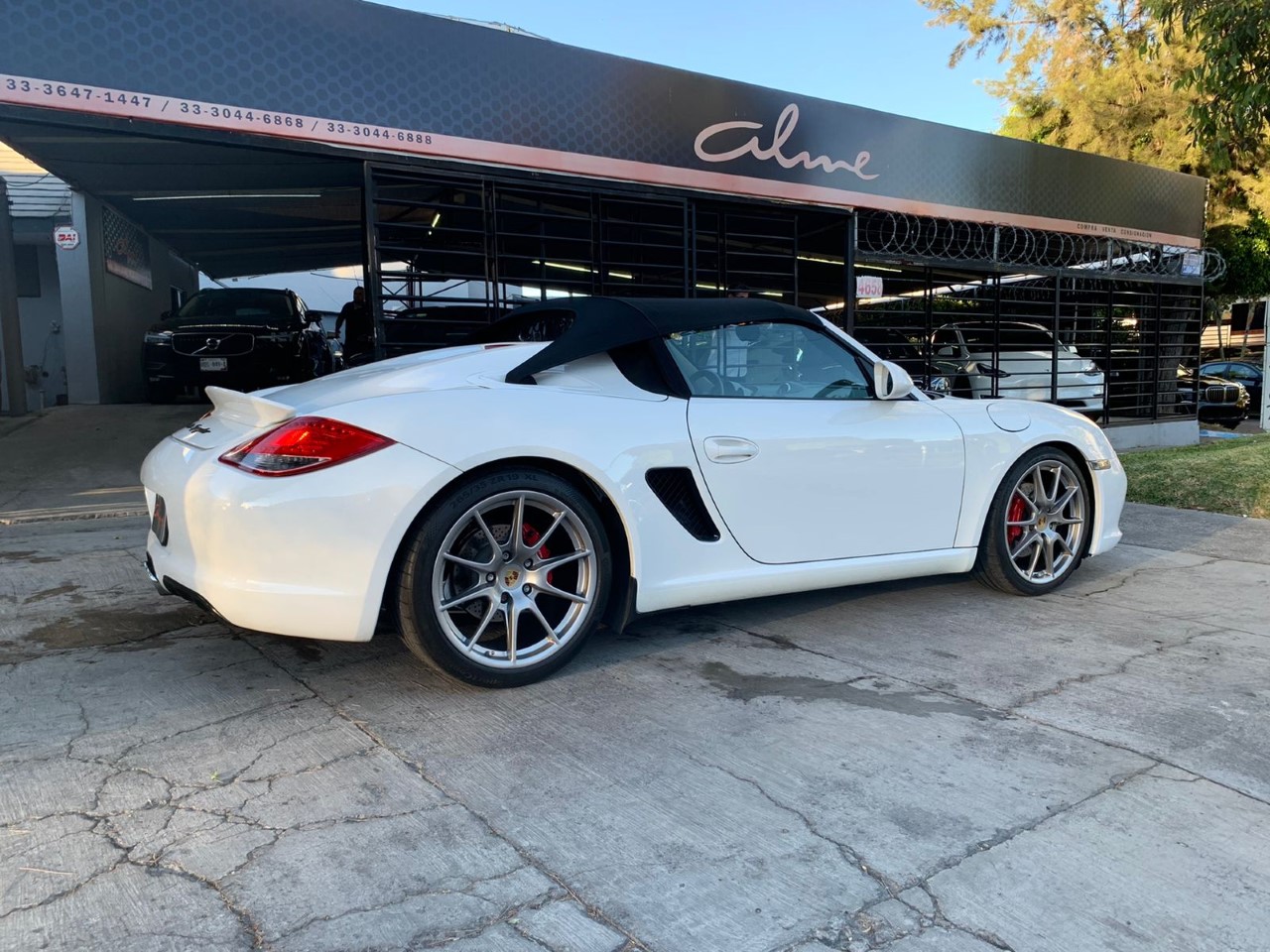 PORSCHE BOXSTER SPYDER 2012 BLANCO