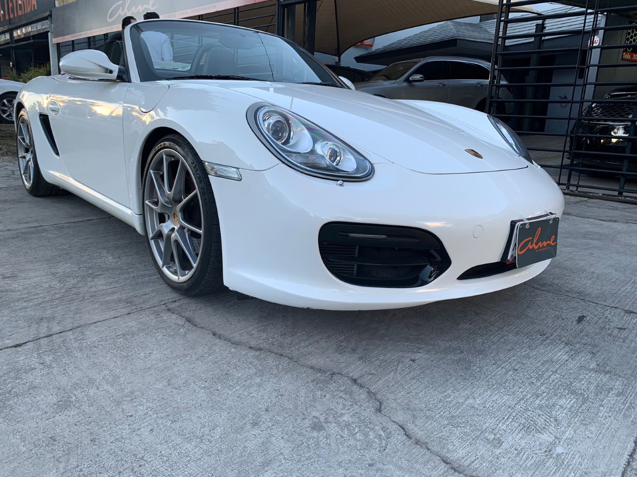 PORSCHE BOXSTER SPYDER 2012 BLANCO