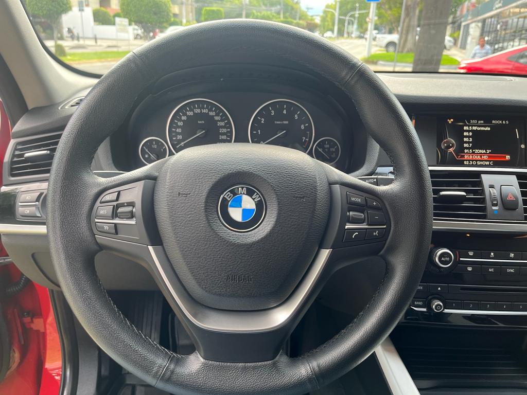 BMW X3 SDRIVE 2.0 2017 ROJO