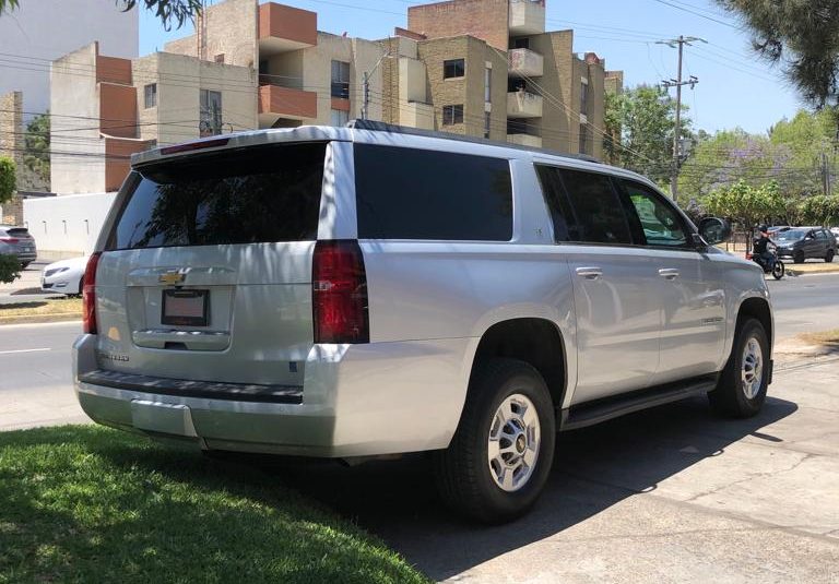 CHEVROLET SUBURBAN 2016 PLATA BLINDAJE NIVEL 5