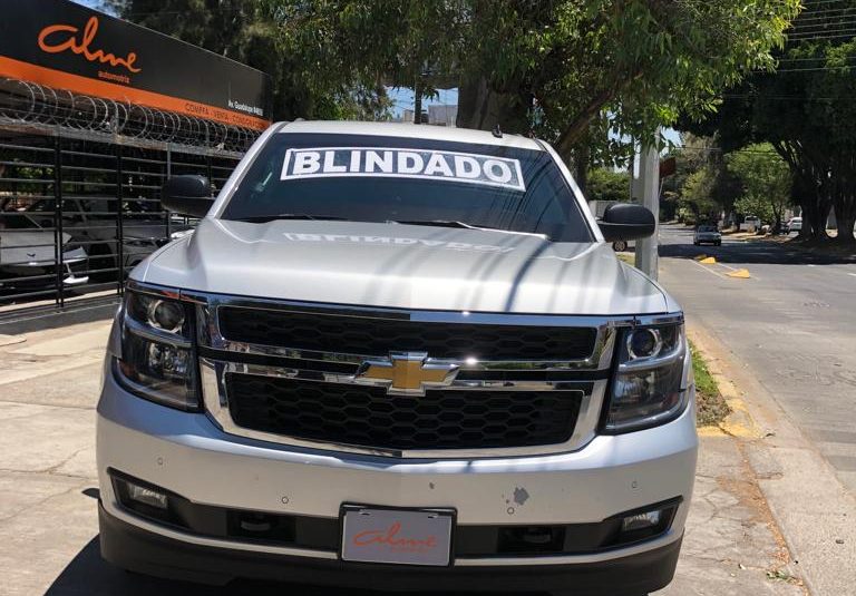 CHEVROLET SUBURBAN 2016 PLATA BLINDAJE NIVEL 5